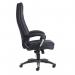 Noble high back managers chair - black faux leather NBO300T1