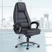 Noble high back managers chair - black faux leather NBO300T1