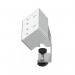 Desktop Power Module 2x 240v UK Sockets Silver White NEB1-WH