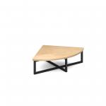 Nera corner unit table 700mm x 700mm with black frame - kendal oak NERA-Q-TABLE-K-KO