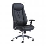 Odessa high back executive chair - black faux leather ODE300T1