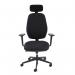 Ortho Pro 600 orthopaedic chair with head rest, upholstered seat and back with fully adjustable arms OPH601