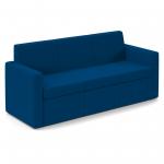 Oslo square back reception 3 seater sofa 1880mm wide - maturity blue OSL50003-MB