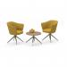 Otis single seater tub chair with 4 star swivel base - lifetime yellow OTIS01-LY