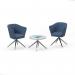 Otis single seater tub chair with 4 star swivel base - range blue OTIS01-RB