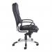 Palermo high back executive chair - black faux leather PAL300K2