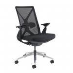 Paxton mesh back operator chair with black frame - black mesh PAX300T1-K