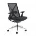 Paxton mesh back operator chair with black frame - black mesh PAX300T1-K