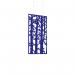 Piano Chords acoustic patterned hanging screens in dark blue 1200 x 600mm with hanging wires and hooks - Ebony (4 pack)