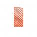 Piano Chords acoustic patterned hanging screens in orange 1200 x 600mm with hanging wires and hooks - Reflection (4 pack) PC126-R-O