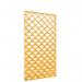 Piano Chords acoustic patterned hanging screens in yellow 2400 x 1200mm with hanging wires and hooks - Reflection PC2412-R-Y