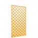 Piano Chords acoustic patterned hanging screens in yellow 2400 x 1200mm with hanging wires and hooks - Reflection