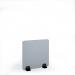 Plain Acoustic Floor Standing Black Metal Base Legs 1200w 1200h - Light Grey PFSC1200-K-MF-LG