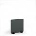 Plain Acoustic Floor Standing Black Metal Base Legs 1200w 1200h - Moonlight Grey PFSC1200-K-MF-MG