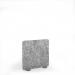 Plain Acoustic Floor Standing Silver Metal Base Legs 1200w 1200h - Dark Silver Grey PFSC1200-S-MF-DG