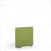 Plain Acoustic Floor Standing Silver Metal Base Legs 1200w 1200h - Fruit Green PFSC1200-S-MF-FG