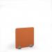 Plain Acoustic Floor Standing Silver Metal Base Legs 1200w 1200h - Tangerine PFSC1200-S-MF-TA