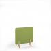 Plain Acoustic Floor Standing Screen Wooden Legs 1200w 1200h - Fruit Green PFSC1200-WF-FG