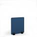 Plain Acoustic Floor Standing Black Metal Base Legs 1200w 1400h - Blue PFSC1400-K-MF-BL