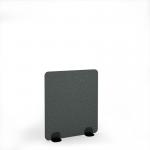 Plain Acoustic Floor Standing Black Metal Base Legs 1200w 1400h - Moonlight Grey PFSC1400-K-MF-MG