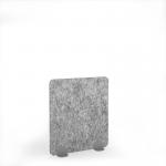 Plain Acoustic Floor Standing Silver Metal Base Legs 1200w 1400h - Dark Silver Grey PFSC1400-S-MF-DG
