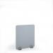 Plain Acoustic Floor Standing Silver Metal Base Legs 1200w 1400h - Light Grey PFSC1400-S-MF-LG