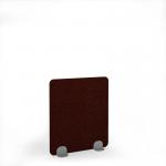 Plain Acoustic Floor Standing Silver Metal Base Legs 1200w 1400h - Maroon PFSC1400-S-MF-MA