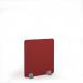 Plain Acoustic Floor Standing Silver Metal Base Legs 1200w 1400h - Pure Red PFSC1400-S-MF-PR