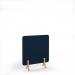 Plain Acoustic Floor Standing Screen Wooden Legs 1200w 1400h - Dark Blue PFSC1400-WF-BD