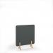 Plain Acoustic Floor Standing Screen Wooden Legs 1200w 1400h - Moonlight Grey PFSC1400-WF-MG