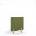 Plain Acoustic Floor Standing Screen Wooden Legs 1200w 1400h - Reed Green PFSC1400-WF-RG