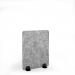Plain Acoustic Floor Standing Black Metal Base Legs 1200w 1600h - Dark Silver Grey PFSC1600-K-MF-DG