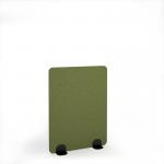 Plain Acoustic Floor Standing Black Metal Base Legs 1200w 1600h - Reed Green PFSC1600-K-MF-RG