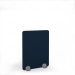 Plain Acoustic Floor Standing Silver Metal Base Legs 1200w 1600h - Dark Blue PFSC1600-S-MF-BD