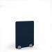 Plain Acoustic Floor Standing Silver Metal Base Legs 1200w 1600h - Dark Blue PFSC1600-S-MF-BD