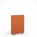 Plain Acoustic Floor Standing Silver Metal Base Legs 1200w 1600h - Tangerine PFSC1600-S-MF-TA