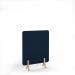 Plain Acoustic Floor Standing Screen Wooden Legs 1200w 1600h - Dark Blue PFSC1600-WF-BD