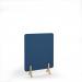 Plain Acoustic Floor Standing Screen Wooden Legs 1200w 1600h - Blue PFSC1600-WF-BL