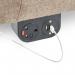 Phase multi-surface power module 1 x UK socket, 2 x RJ45 sockets - white PH-2-WH