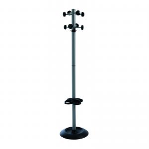 Image of Coat & umbrella stand with 8 coat hooks and 8 umbrella hooks