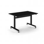 Pro Flip Rectangular Table 1200 x 800, Black Frame, Black Top PROFL12-K-BK