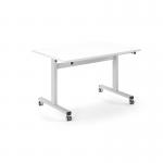 Pro Flip Rectangular Table 1200 x 800, White Frame, White Top PROFL12-WH-WH