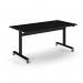 Pro Flip Rectangular Table 1600 x 800, Black Frame, Black Top PROFL16-K-BK
