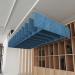 Piano Scales acoustic suspended ceiling raft in dark grey 1200 x 800mm - Lattice