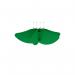 Piano Scales acoustic suspended ceiling raft in dark green 1200 x 1200mm - Sun