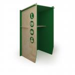 Piano Solo acoustic booth - dark green trim PSB1-DN