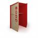 Piano Solo acoustic booth - red trim PSB1-R