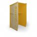 Piano Solo acoustic booth - yellow trim