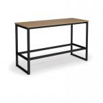 Otto Poseur benching solution dining table 1800mm wide - black frame, kendal oak top PTAOT1800-K-KO