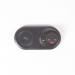 Pixel Arc in-surface power module 1 x UK socket, 1 x TUF (A&C) USB connectors and 10W wireless charger - black PXARC-1-K